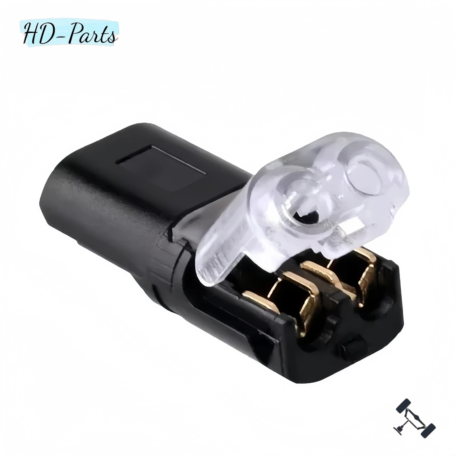 50Pcs 2-Pin Wire Cable Snap Connectors 22-18 AWG For LED Strip Speaker Wiring