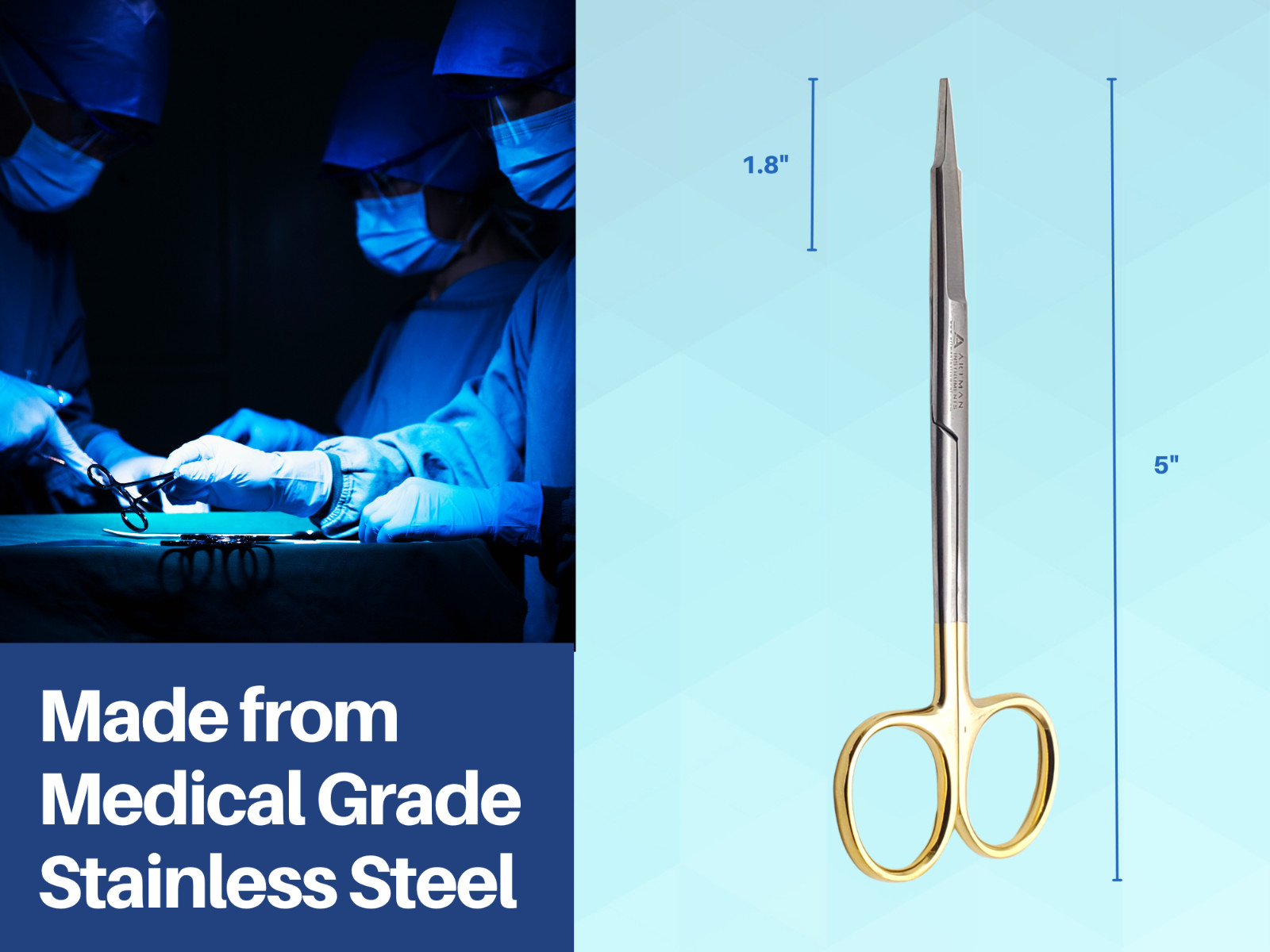 Goldman Fox Scissors 5 inches with Tungsten Carbide ARTMAN