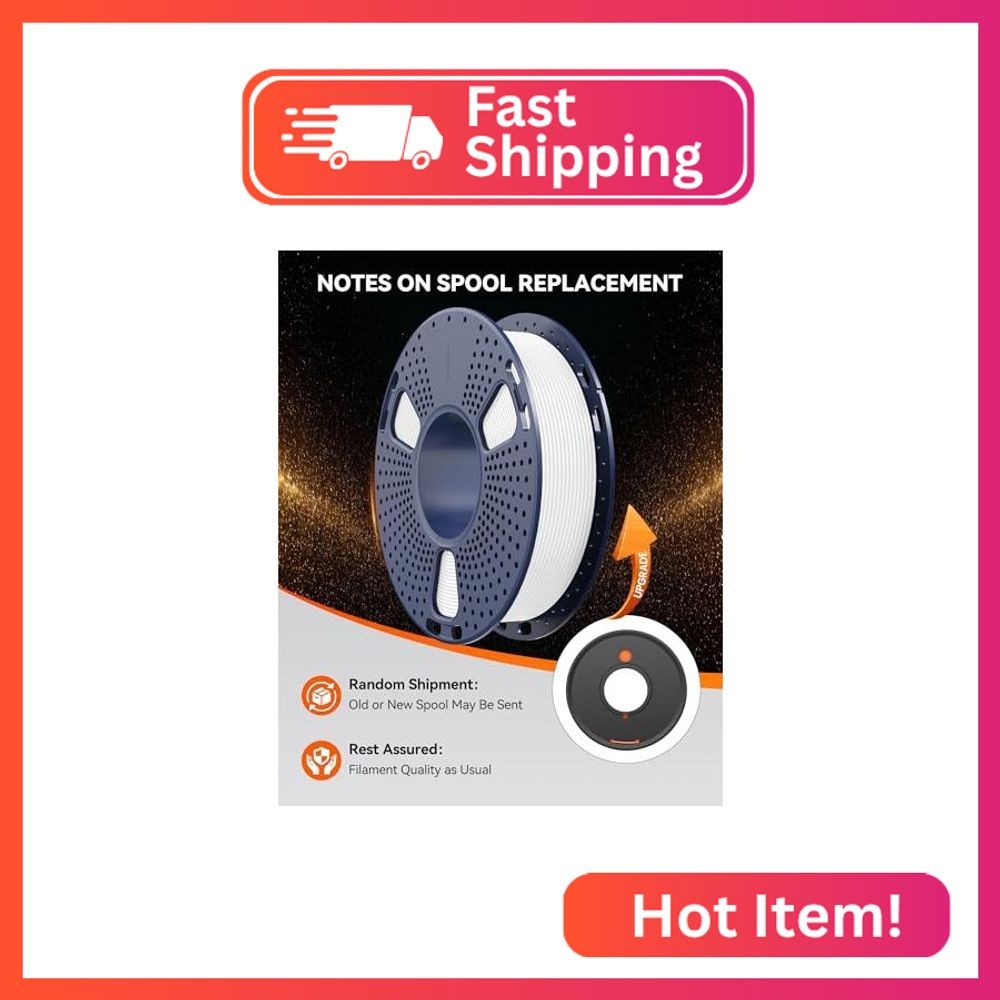 TECBEARS PLA Filament Bundle, 2kg Bundle, Clear, 0.25kg/Spool, 8 Packs