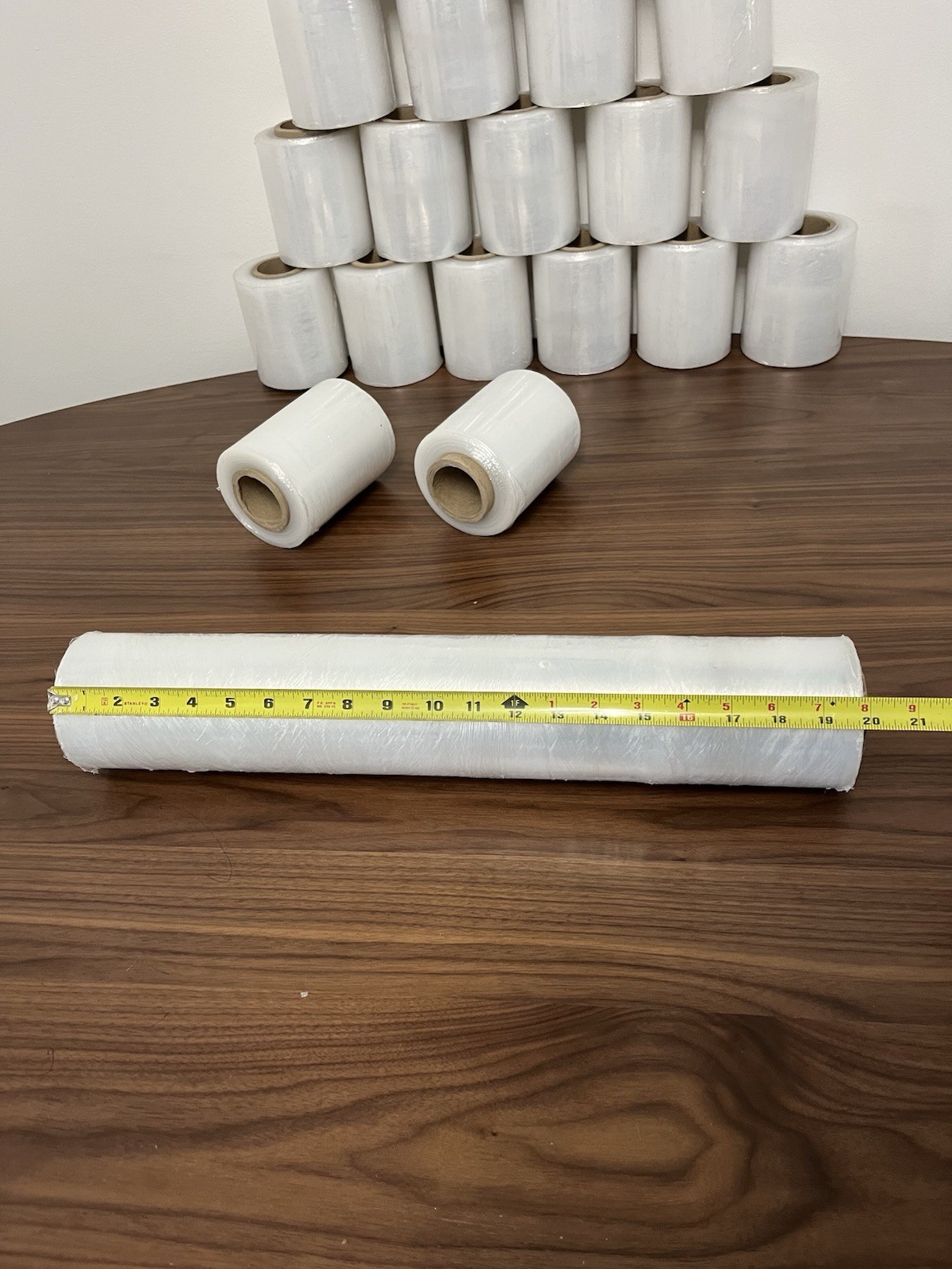 1 Roll 20” Stretch Wrap Film 80 Gauge Clear Pallet Shrink Wrap 1200ft