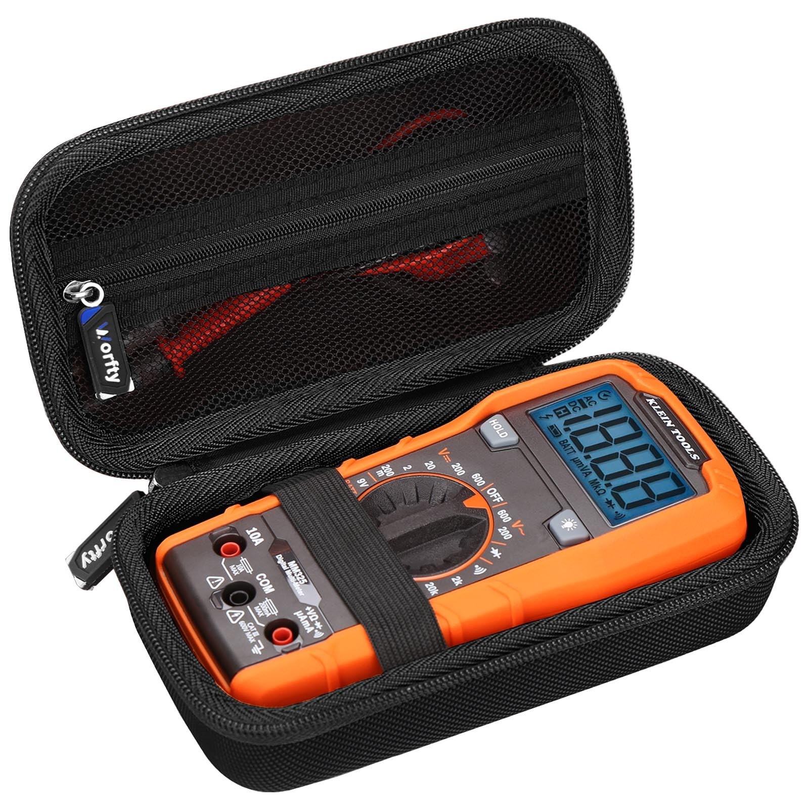 Hard Multimeter Case for Klein MM325/MM400/MM300/MM450/Fluke Full Black
