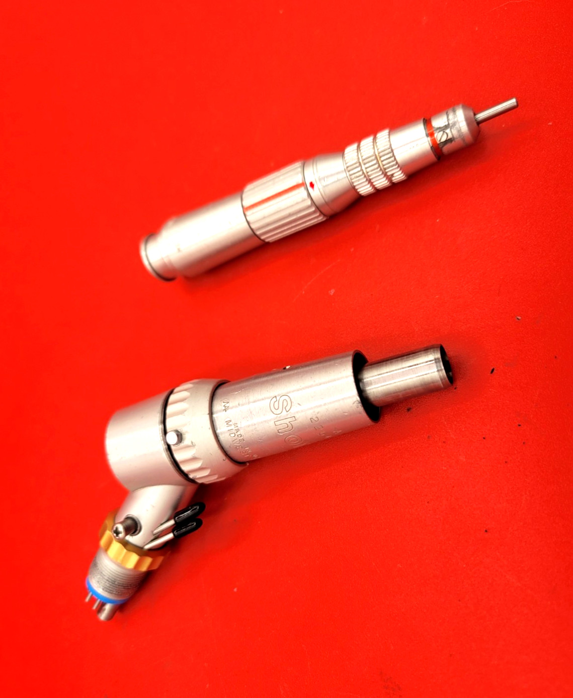 Dental Handpiece/MIDWEST 2 SPEED SHORTY MOTOR & STRAIGHT NOSE -2PC – Ships FREE.