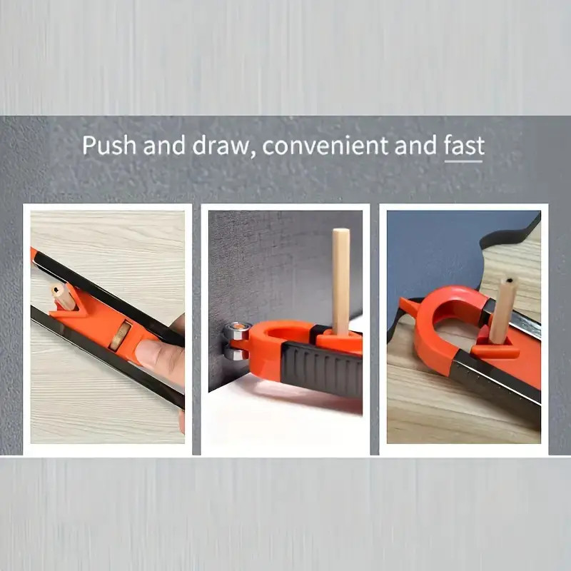 Precision Lockable Contour Gauge, Woodworking, Irregular Shape Measuring Tool