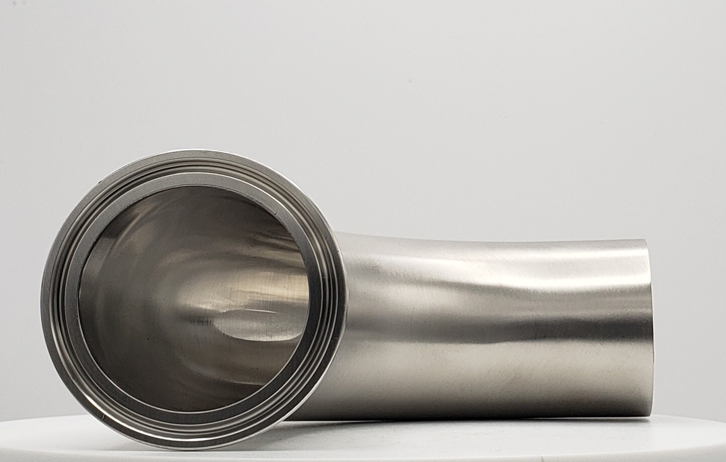 1.5″ 90° Tri-Clamp Sanitary x Butt-Weld Sanitary Elbow (L2CM) SS T304