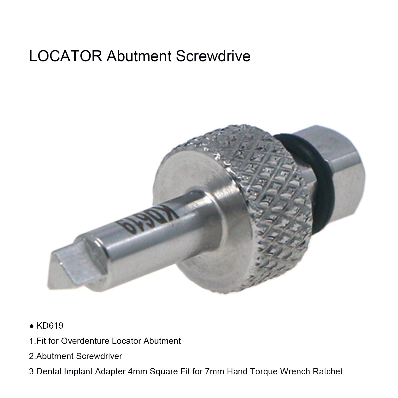 Implant Locator Abutment Driver For Manual Hiossen Osstem Torque Wrench Square