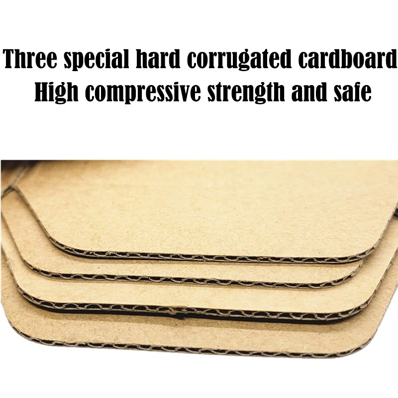6x4x2 inch corrugated box – brown/white optional – Multifunctional packing case