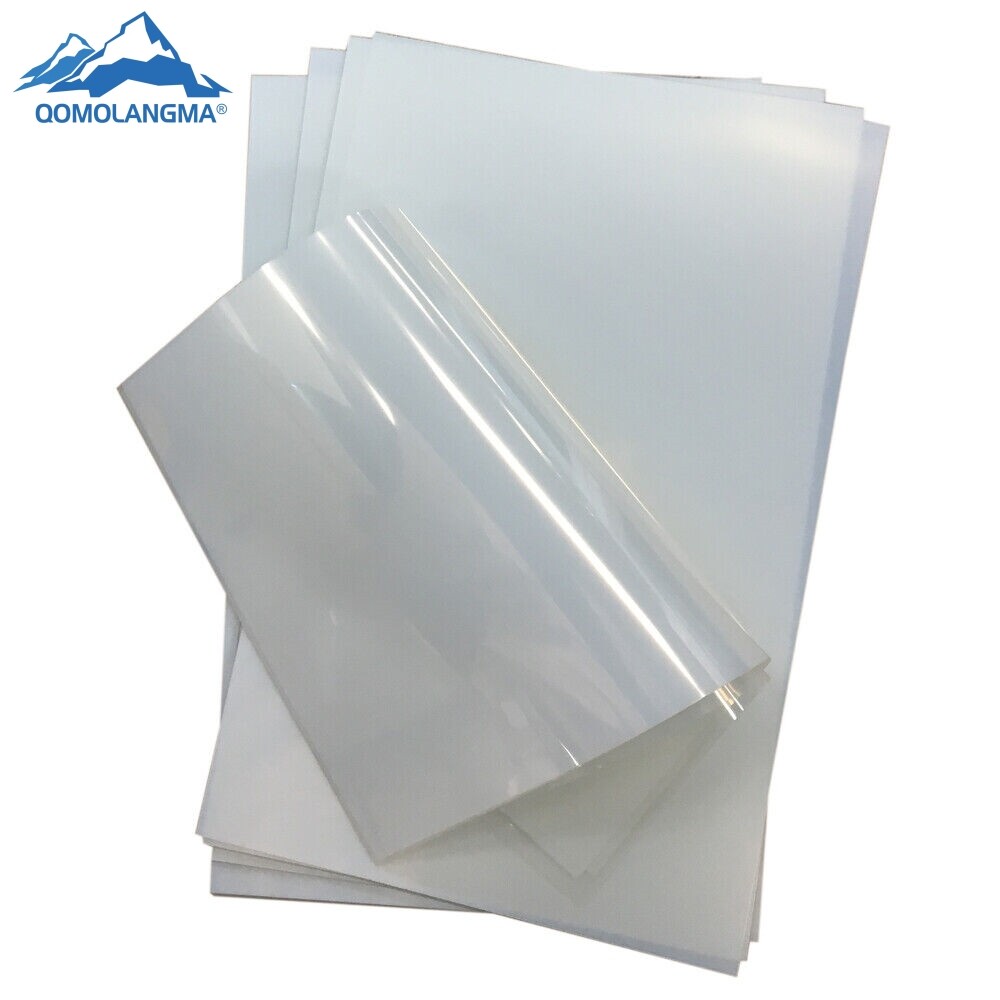 QOMOLANGMA 50 Sheets 8.5″ x 11″ Waterproof Inkjet Milky Transparency Film USA