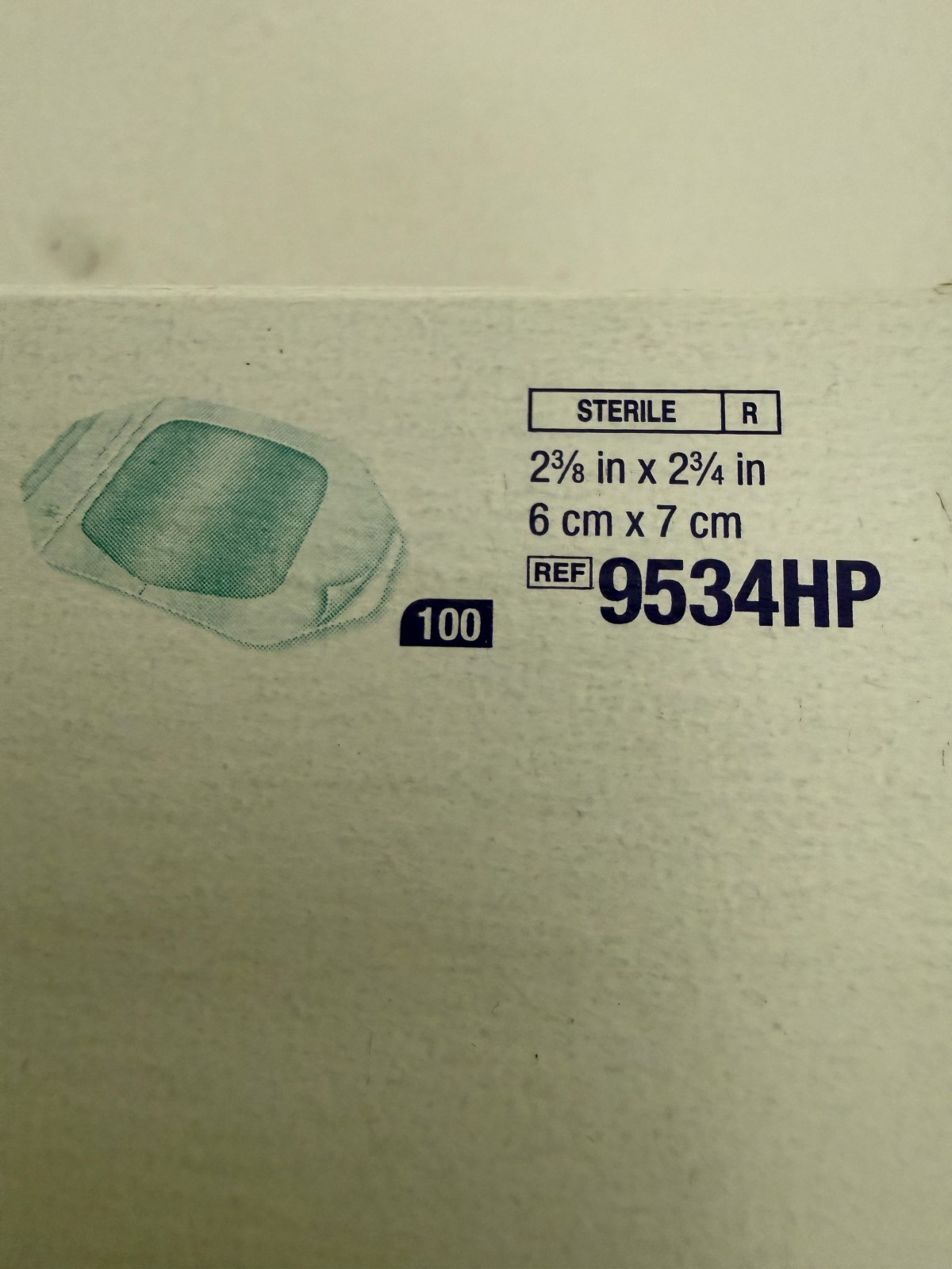 3M Tegaderm HP 9534HP Transparent Film Dressing 6x7cm 100ct Expired