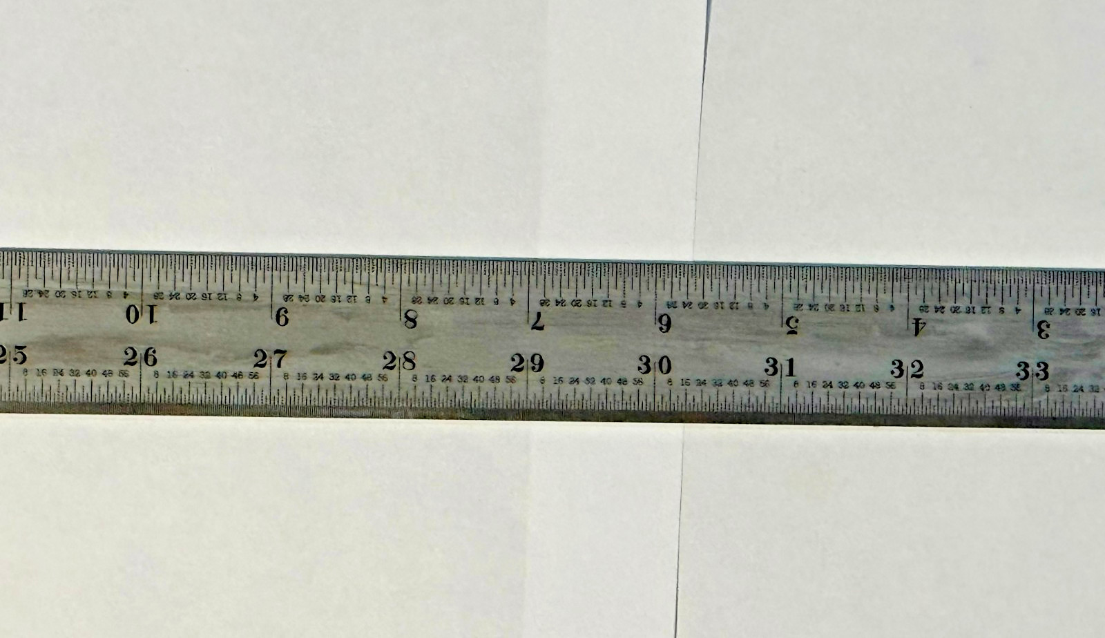 Starrett 36″ Steel Rule No. C604R Machinist Ruler 4R Graduation Tempered USA