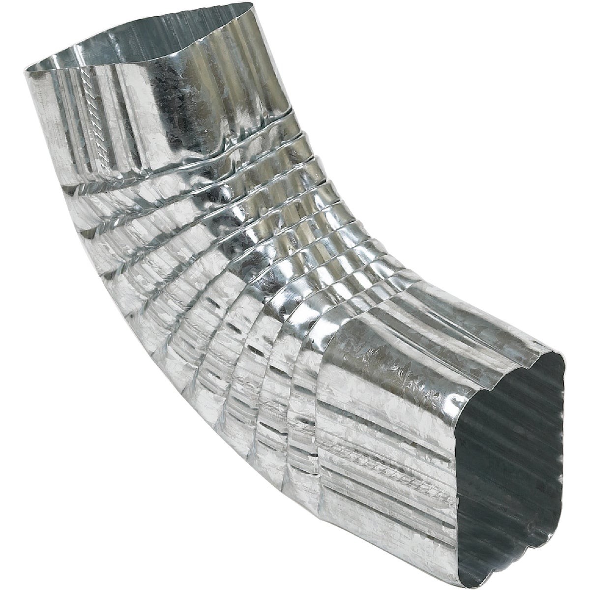 Amerimax 2 x 3 In. Galvanized Galvanized Side Downspout Elbow 29265 Amerimax