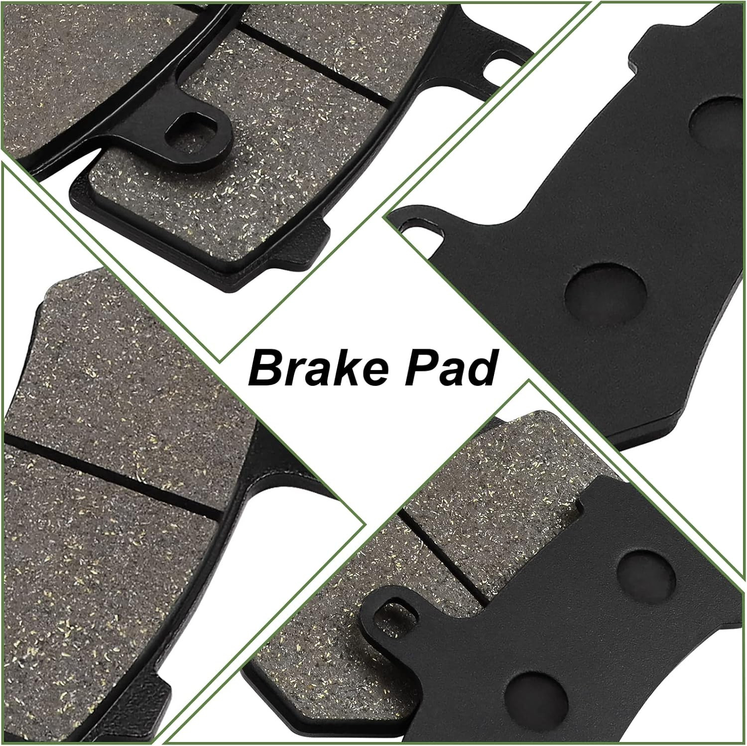 Front and Rear Brake Pads for Harley Road Glide 2008-2021, FLHX Street Glide 200