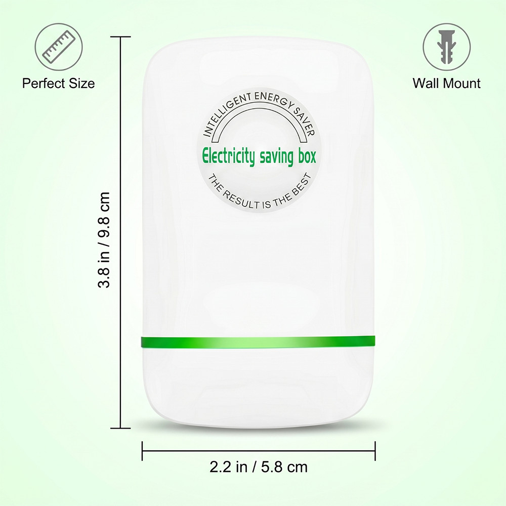 2pcs Pro Power Saver Energy Saver Household Power Saver Electricity Saving US