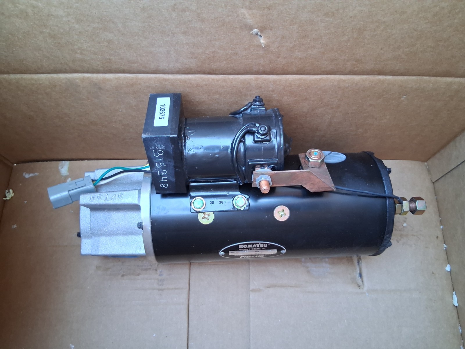 Komatsu Prelub prelube add-on hydraulic pump kit 100421 24V CW AK4559