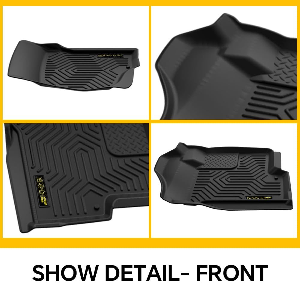 Car Floor Mats Cargo Liners Chevy Colorado GMC Canyon Crew Cab 2015-2022