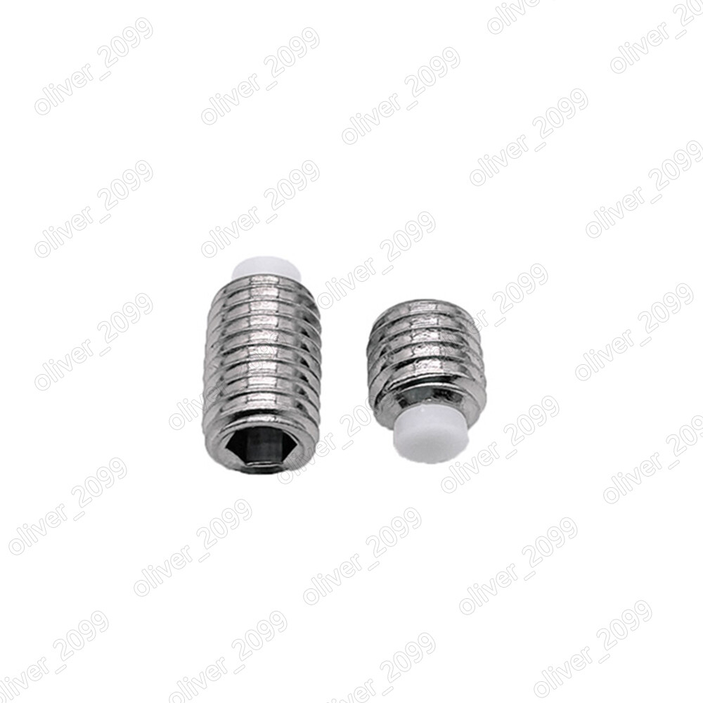 304 Stainless Steel Hexagon Socket Set Screw With Nylon Dog Point M3 M4 M5-M12
