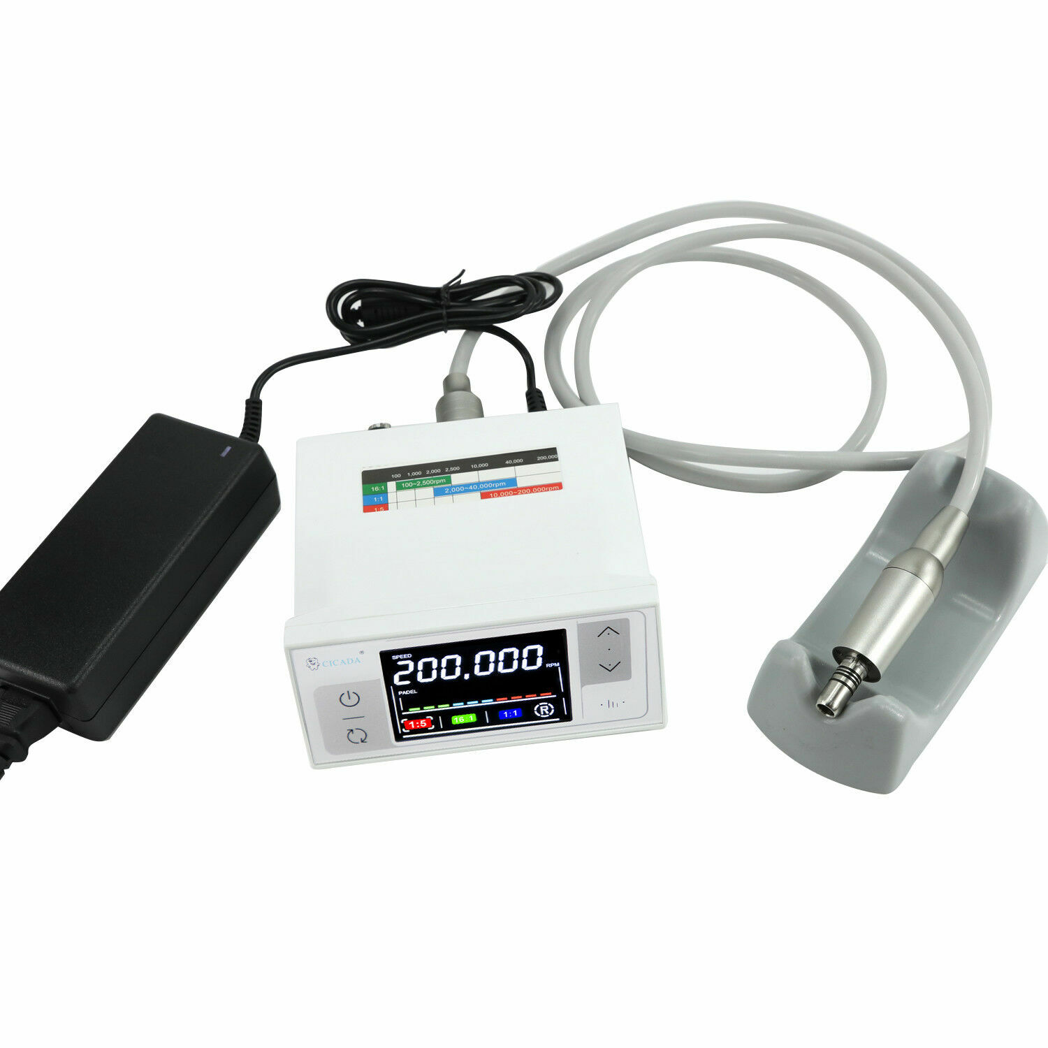 CICADA LCD Dental Electric Motor Internal Spray Contra Angle NSK Type