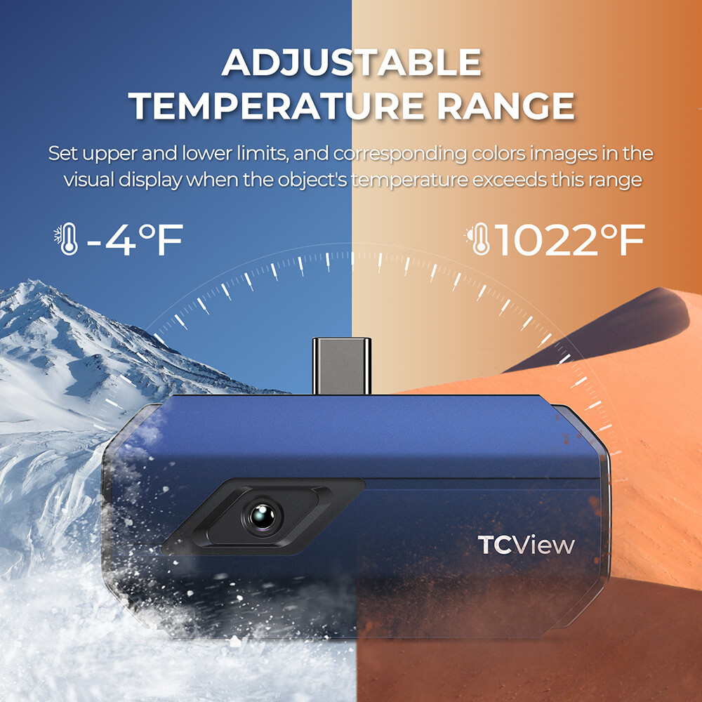 TOPDON TC001 Mini Thermal Imaging Camera for Android Smartphone Tablet PC 25Hz