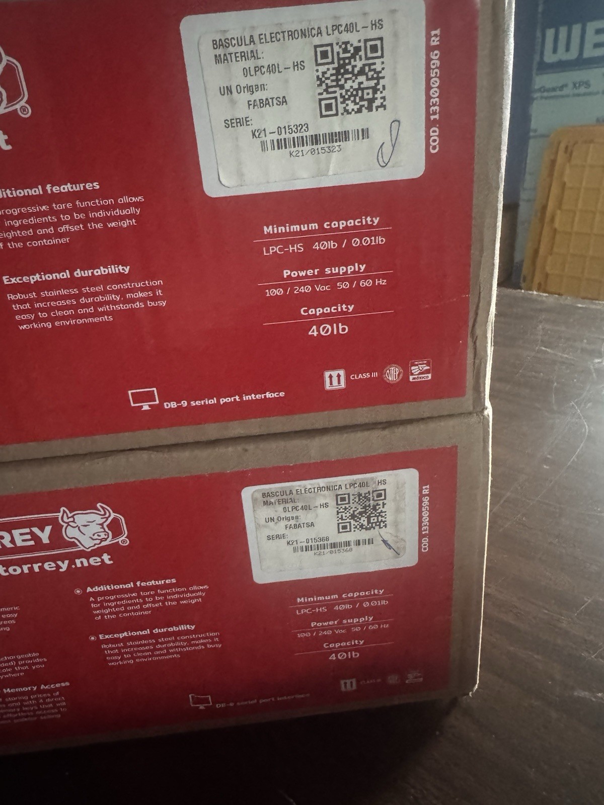 Tor-Rey LPC-40L 40Lb Portable Digital Computing Scale NTEP Legal for Trade
