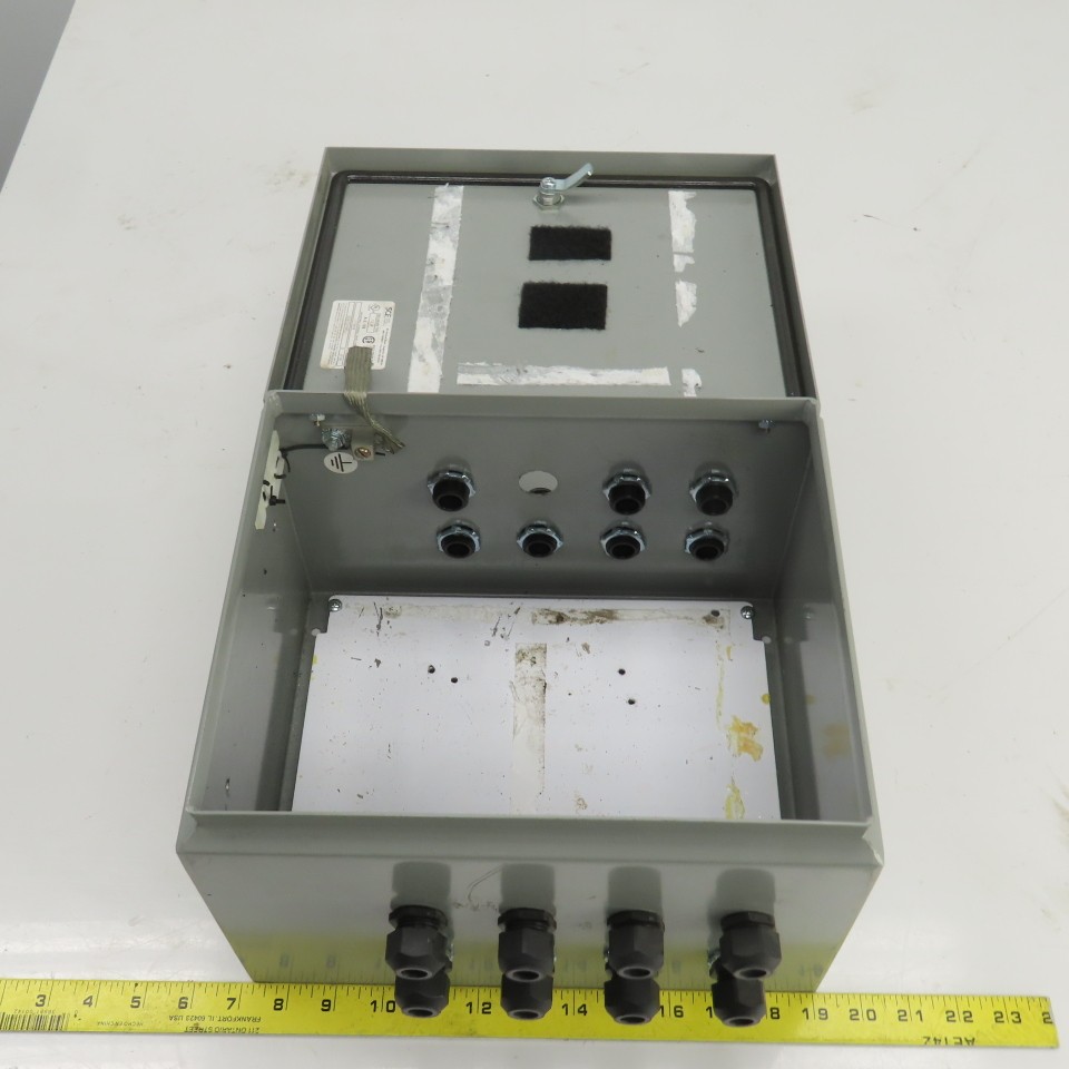Saginaw Control SCE-12108BELJ 12″ x 10″ x 8″ Electrical Enclosure W/Backplate