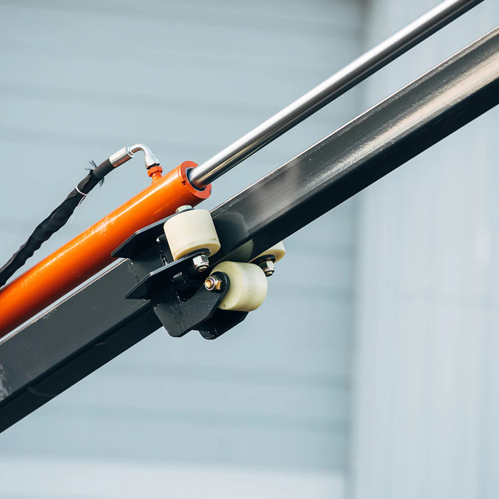 Titan Attachments 26ft Telescoping Hydraulic Truss Boom Jib Crane, Skid Steer