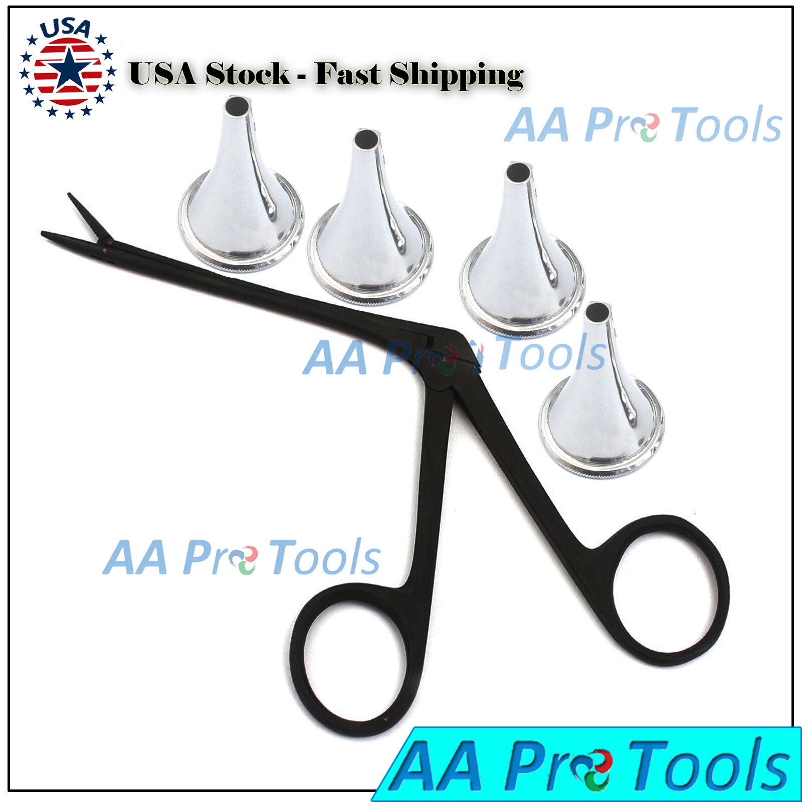Micro Alligator EAR Forceps 3″ Black ENT Surgical Nasal Instruments