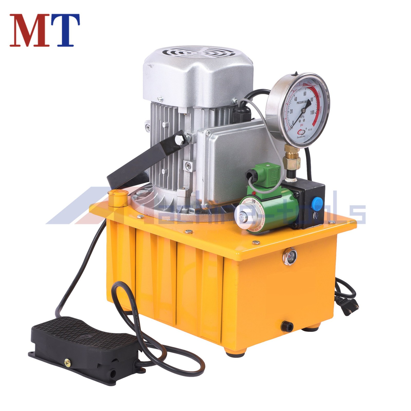 Electric Pump with Solenoid Valve 10000PSI Single Acting 8L