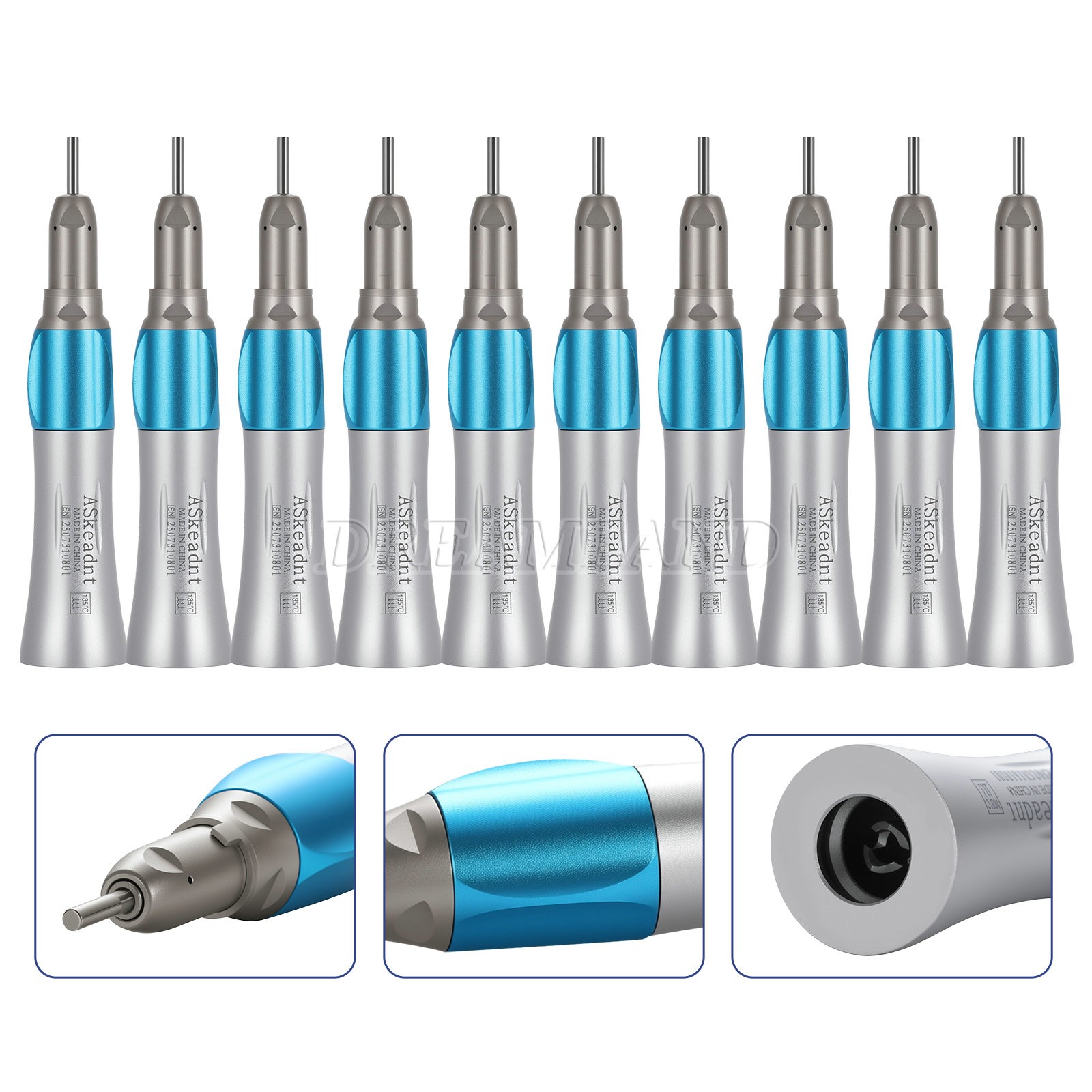 USA Low Price Dental Slow Speed Handpiece Straight Nose Cone E-type to Motor