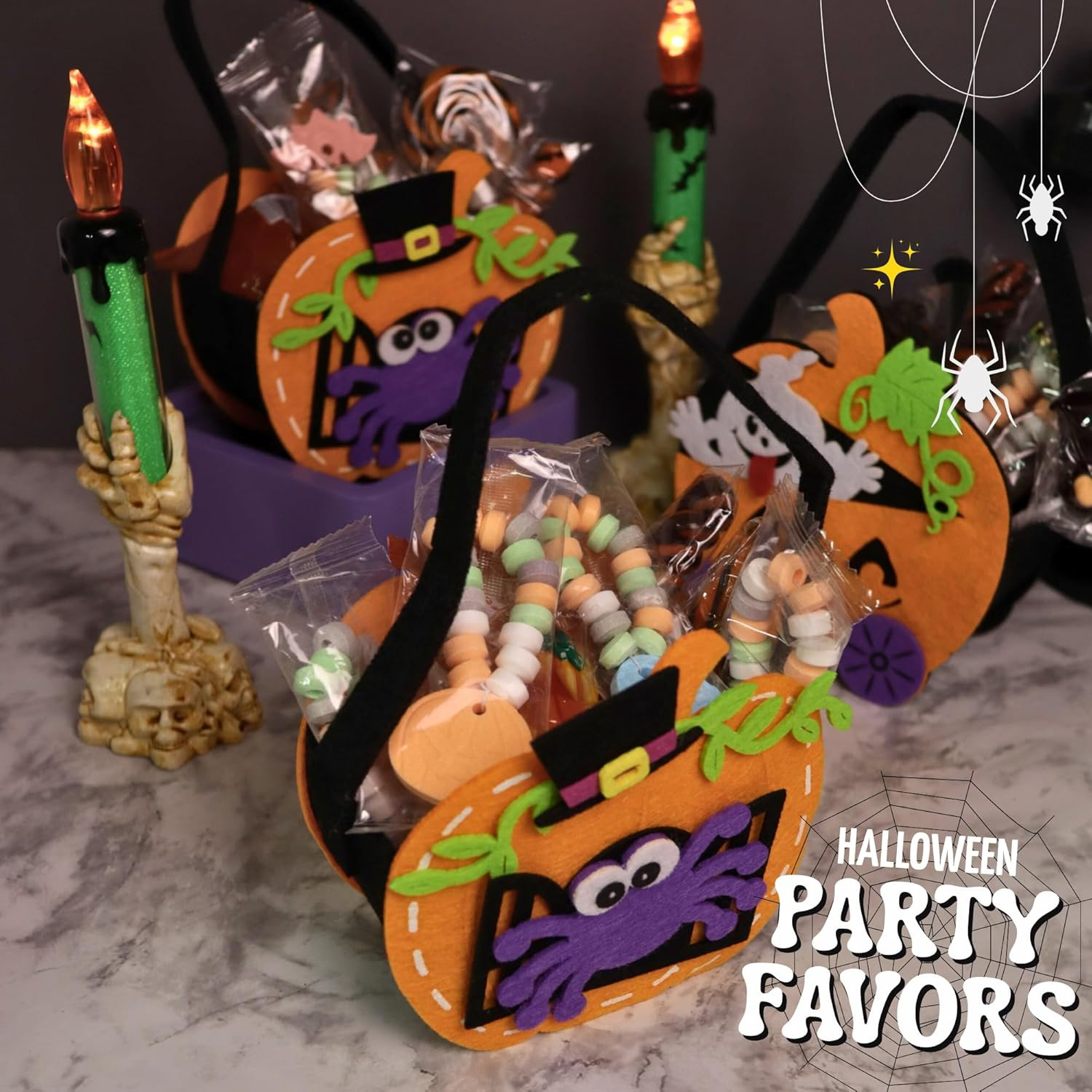 Halloween Candy Bracelets, Trick or Treat Pass Out Candies, 24 Count | Individua
