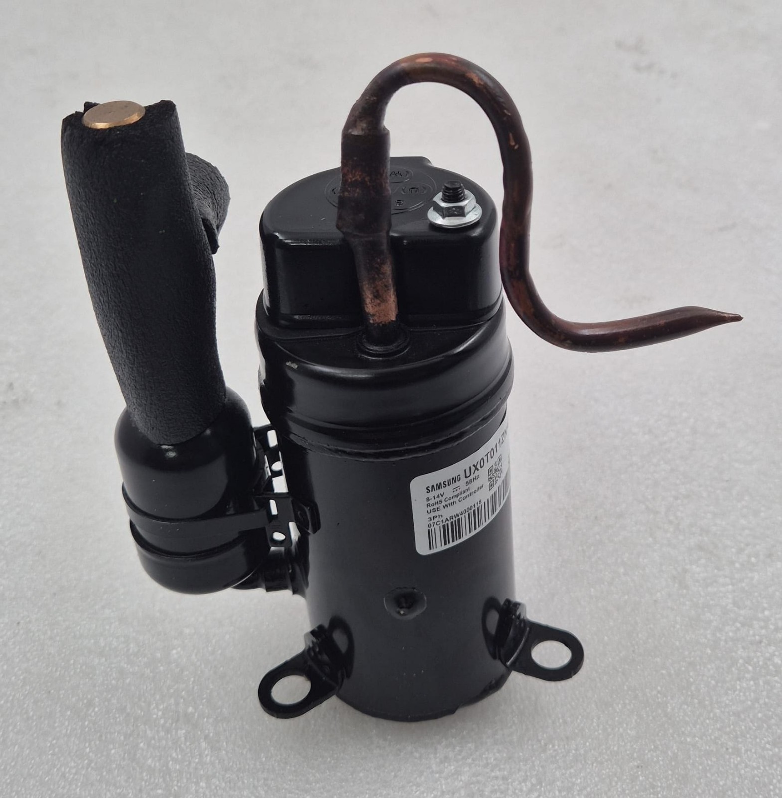 SAMSUNG UX0T011ZNAE5 Miniature Rotary Compressor 3PH 8-14V 12V