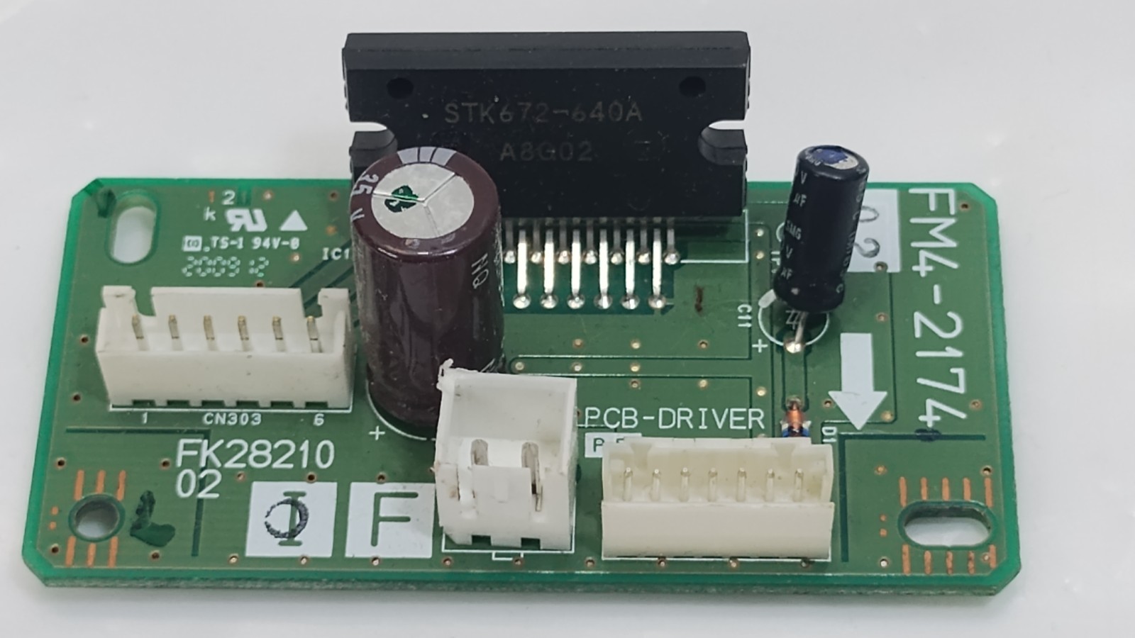 Canon FM4-2174 02 Tray Stepper Motor Driver Board For Booklet Finisher A1 – READ