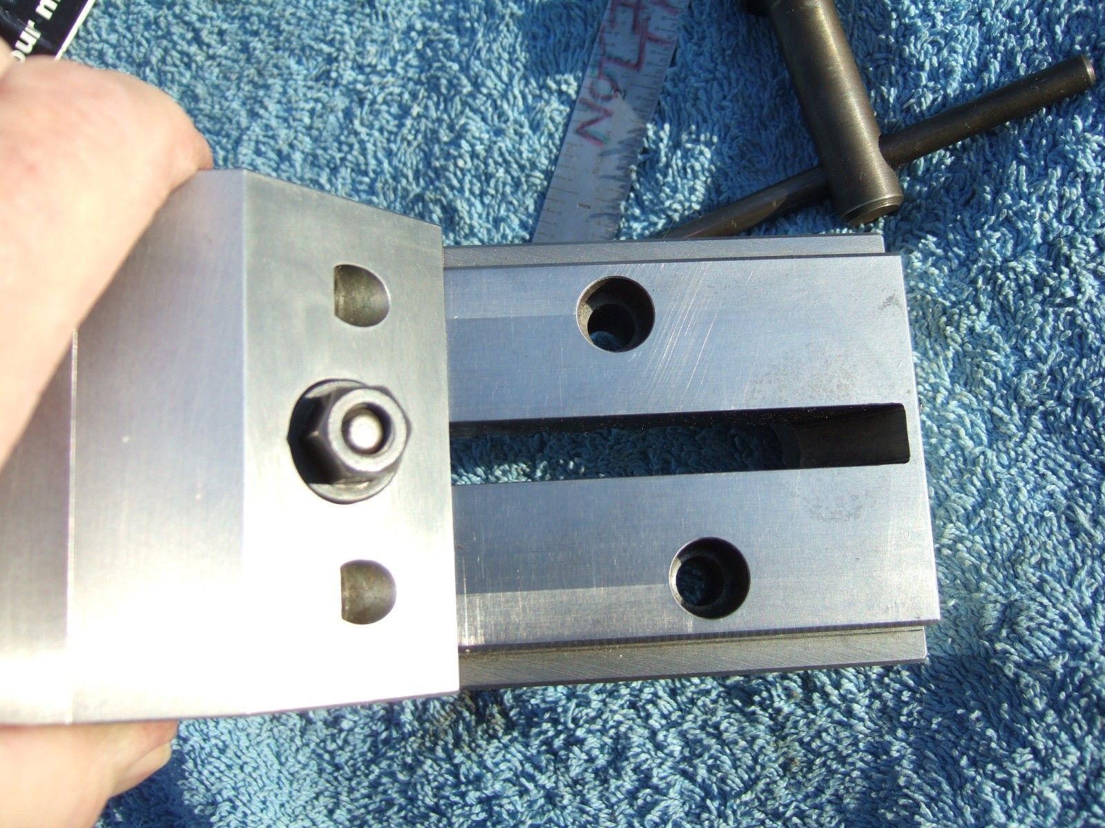 HERMANN SCHMIDT USED V0-4 GRIND VISE W/WRENCH TOOLMAKER MACHINIST INSPECTION #K