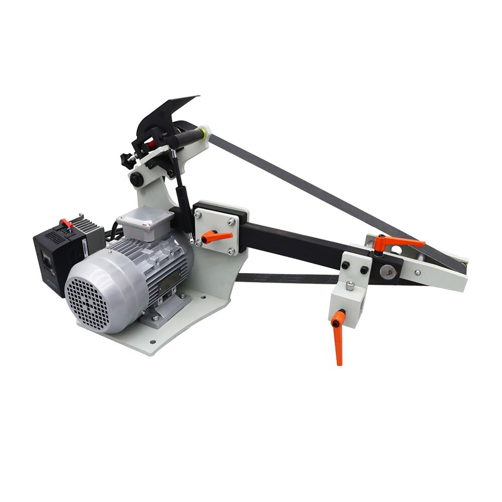 72in Belt Sander Grinder Knife Sharpener Polishing Machine w/ 3 Belts 220V 1500W