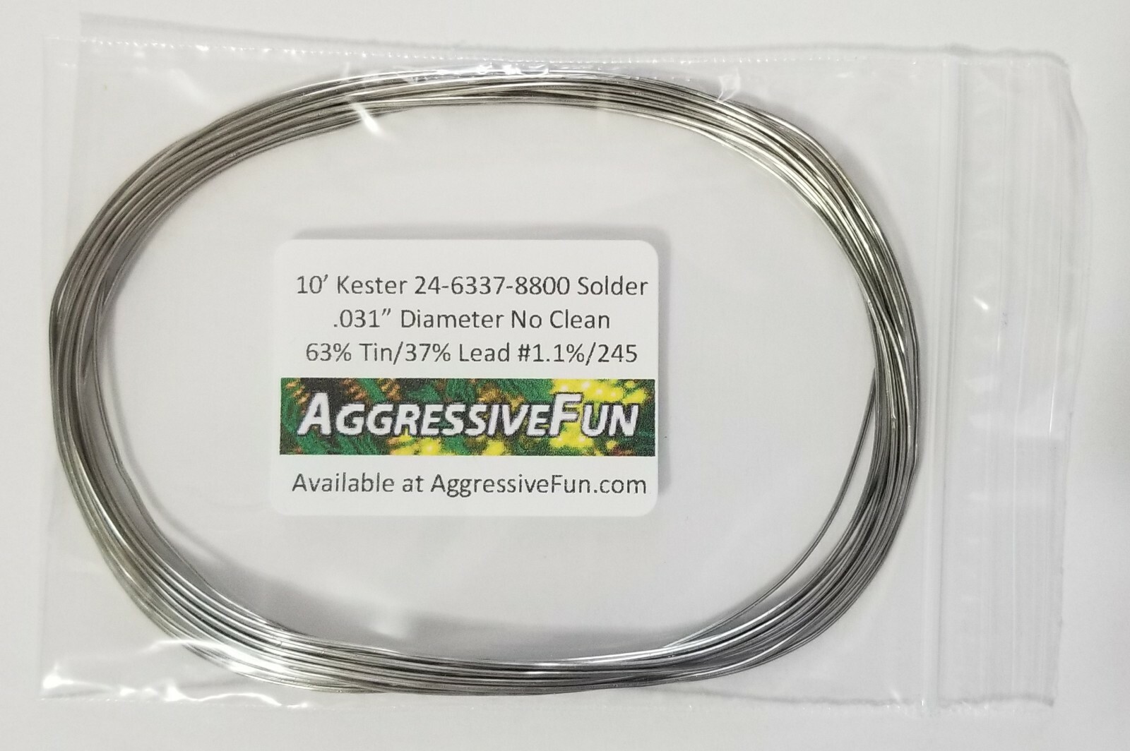 Kester No Clean 245 Core Solder .031″ 63/37 Eutectic 50/245 24-6337-8800 30ft