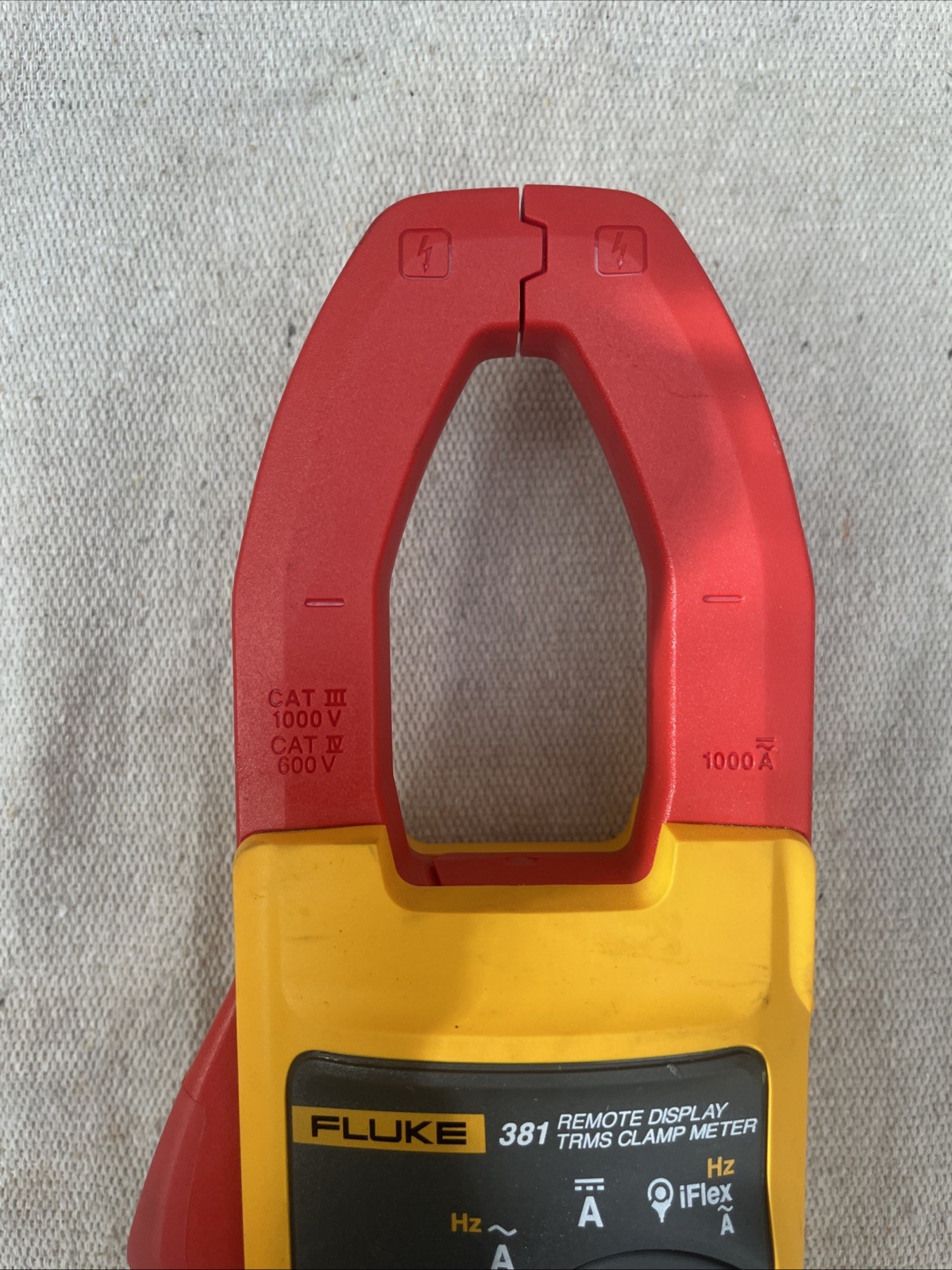 Fluke 381 Remote Display True RMS Clamp Meter Auto-Ranging Backlight 1000V 1000A