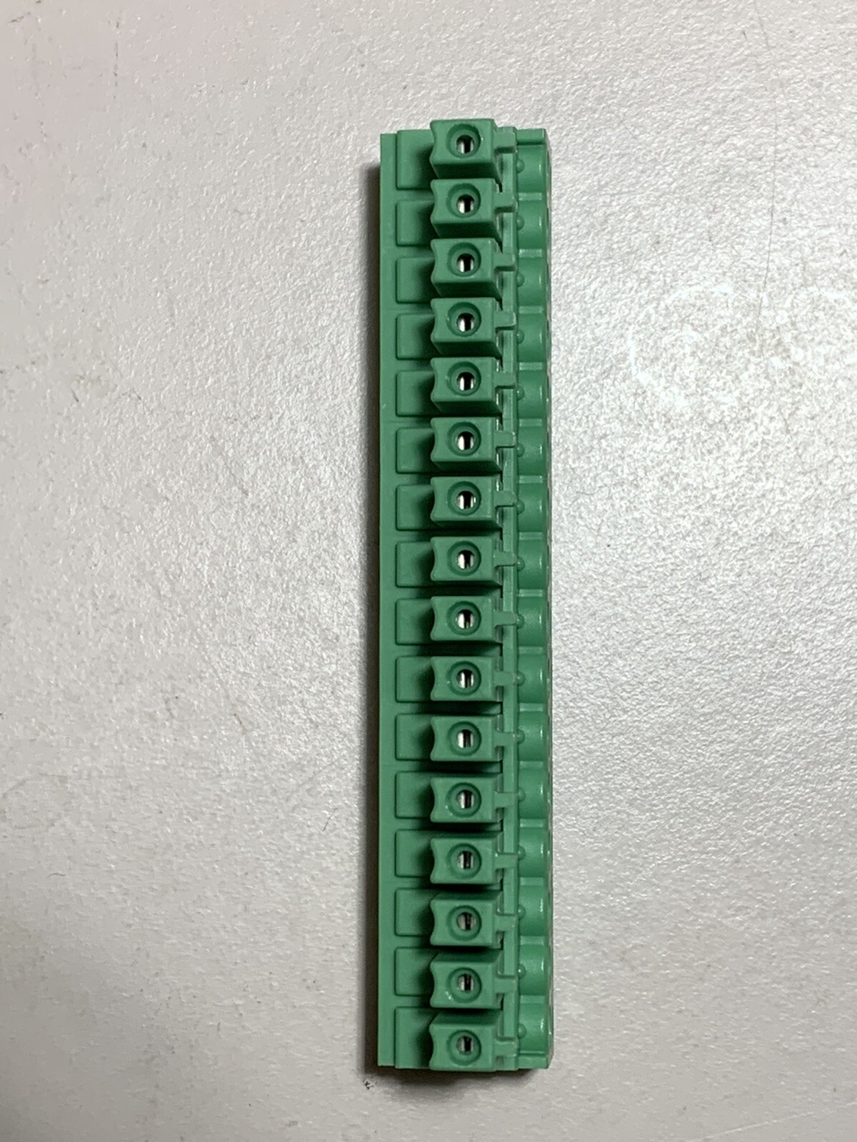 PHONEIX CONTACT TERM BLOCK PLUG 1803714 16POS STR 3.81MM «BUY 8/$80.00 OR 1/$11