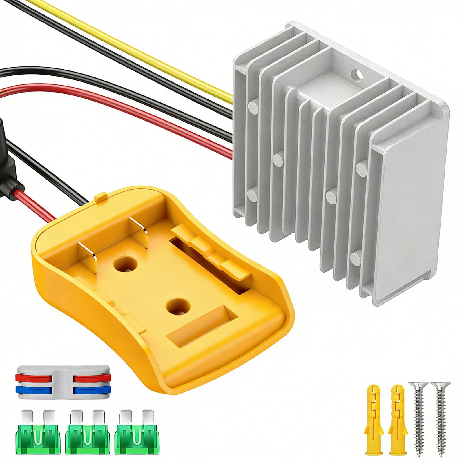 20V to 12V Step Down Converter Transformer Compatible with DeWalt 20V Battery