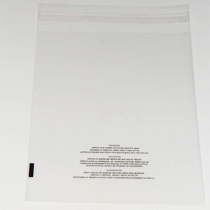 100 11×14 Poly Bags Resealable Suffocation Warning Clear Merchandise 1.5 mil