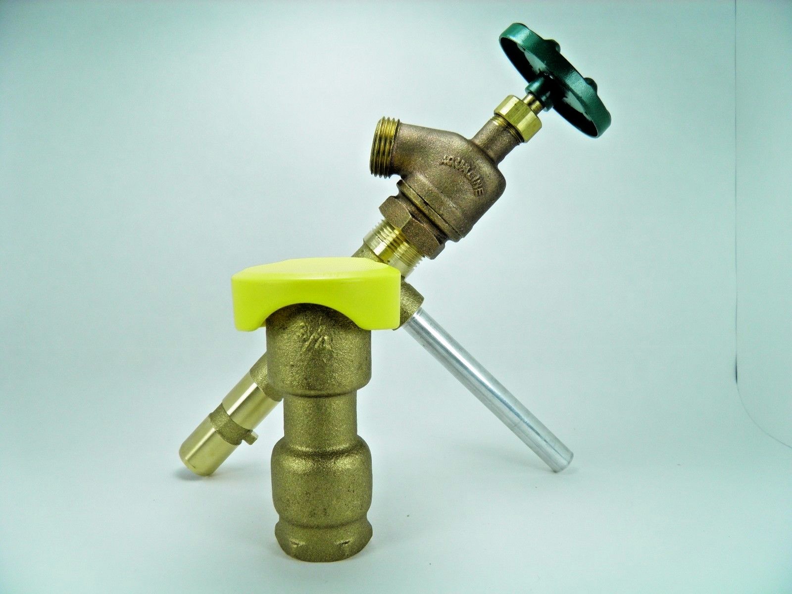 3/4″ QUALITY BRASS QUICK COUPLER VALVE , MATCHING KEY AND GARDEN HOSE VALVE