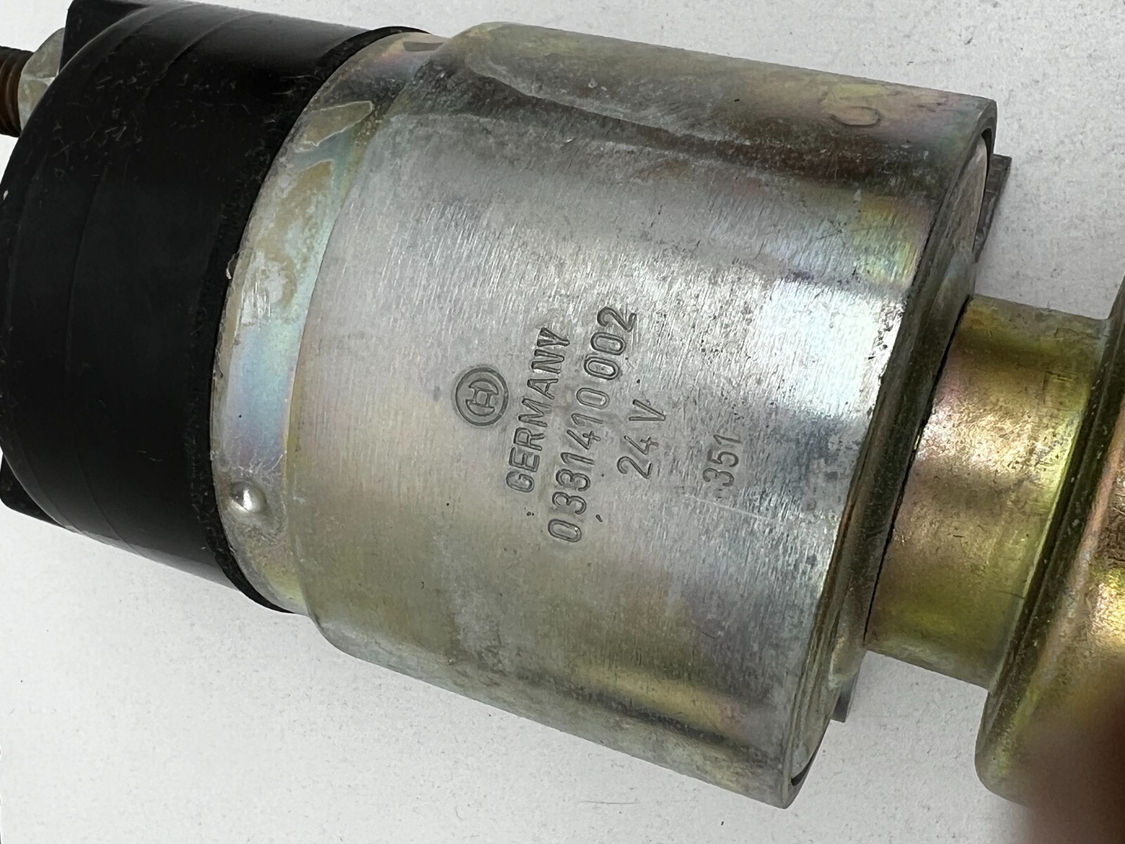Genuine CAT Caterpillar 3T0868 Solenoid 24V (Bosch 0331410002) ~Some Oxidation~