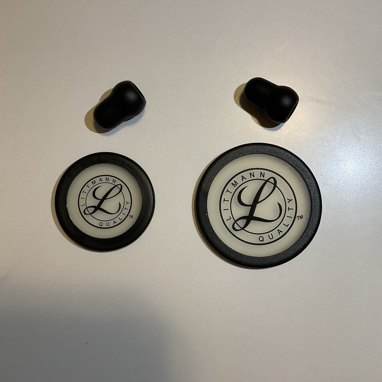 Spare Parts Kit for Classic III / Cardiology IV Stethoscope BLACK Fits Littmann