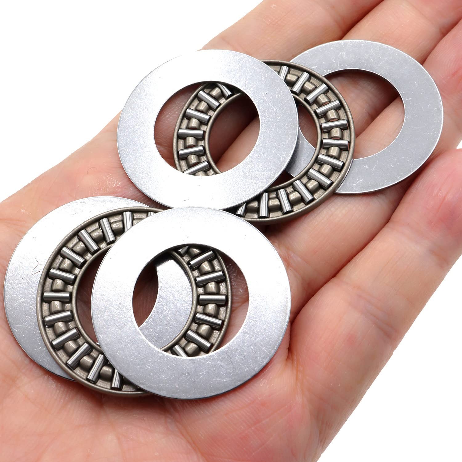 2 Sets AXK2035 Thrust Needle Roller Bearings with Washers 20mm Bore 35mm OD