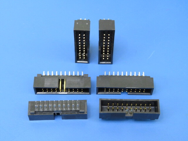 MOLEX 70246-2021 Qty of 80 per Lot CONN HDR 10Px2R SHRD ST .1SPx.025SQ