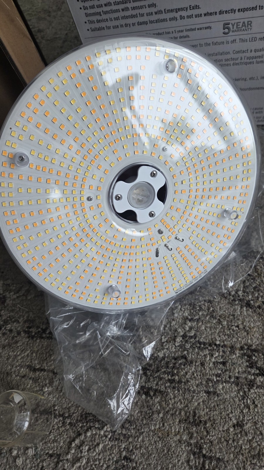 B3 Keystone LED HID High Bay Retrofit 400W Light KT-LED115PSHID-V-EX39-8CSB-D