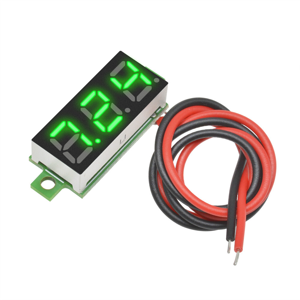0.28/0.56In 2Wire 3Wire LED Digital Voltmeter Panel Accurate Meter Display NEW
