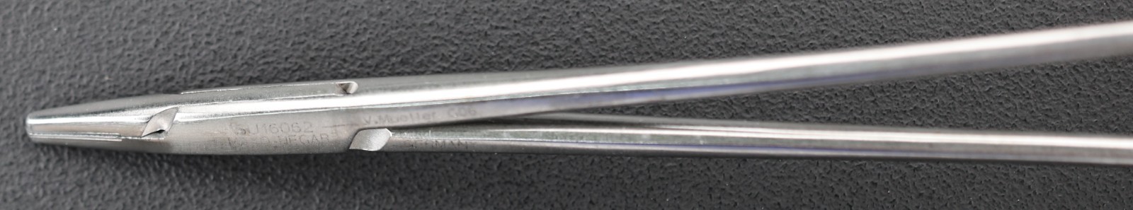 V Mueller SU16062 Vital Mayo-Hegar Needle Holder, Serrated, TC, Straight, 7-7/8″
