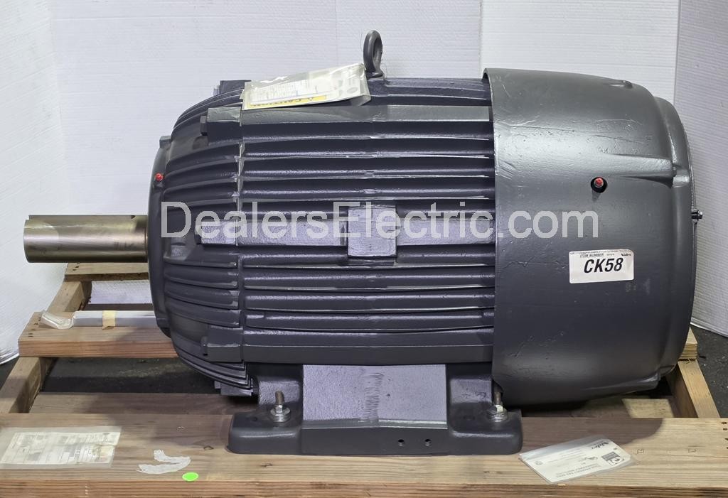 U.S. 100 HP 1200 RPM TEFC 460 VOLTS 444T FRAME IEEE841 3 PHASE MOTOR 8P100P3C