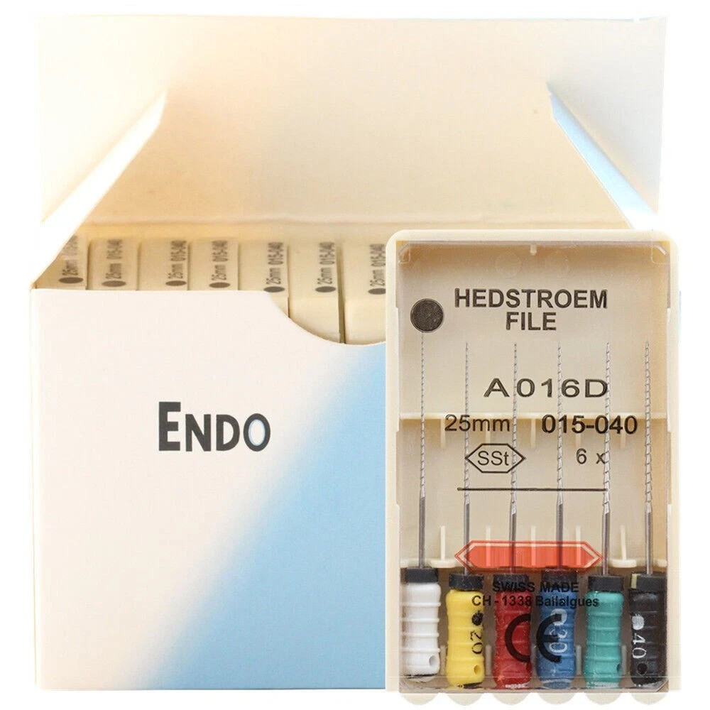 Dental H K Files Endodontic Root Canal Stainless Steel 21/25/31mm Fit Dentsply