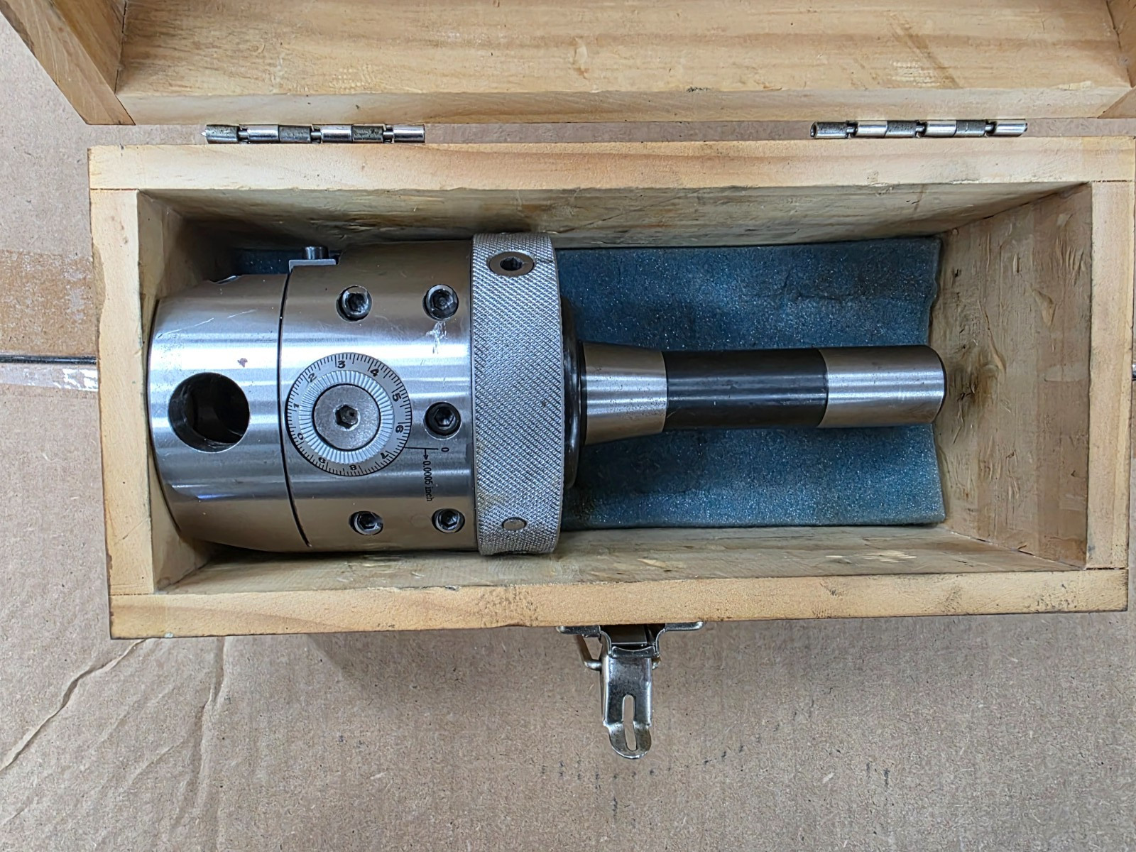 Unknown2 3 Feed Automatic Boring Head R8 Used & Works No Boring Bars Included