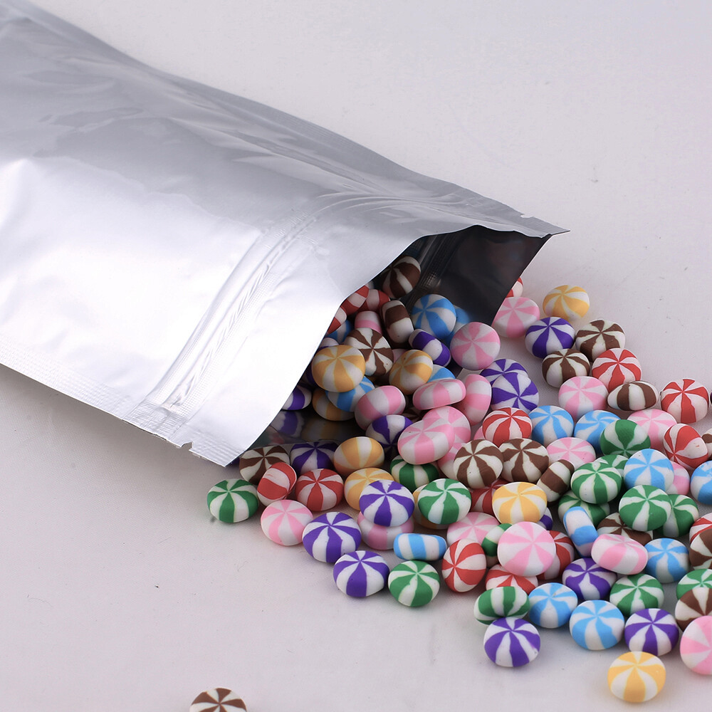 New Flat Silver Heavy Duty Mylar QuickQlick™ Bag Pouches Variety Sizes