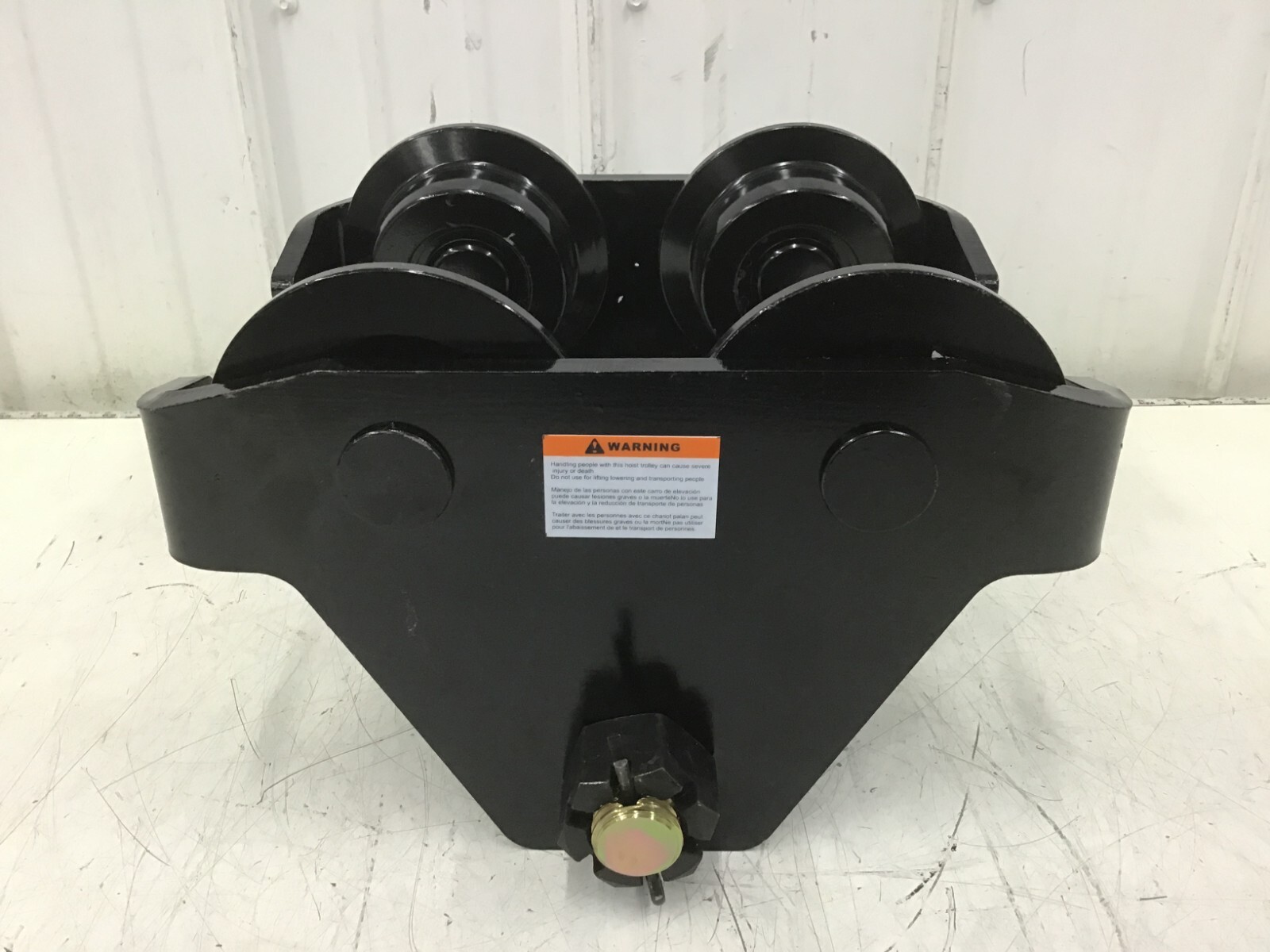 Dayton – 55HE69 6,000 Lb Load Capacity 4 to 8 In Beam Flange W Push Trolley